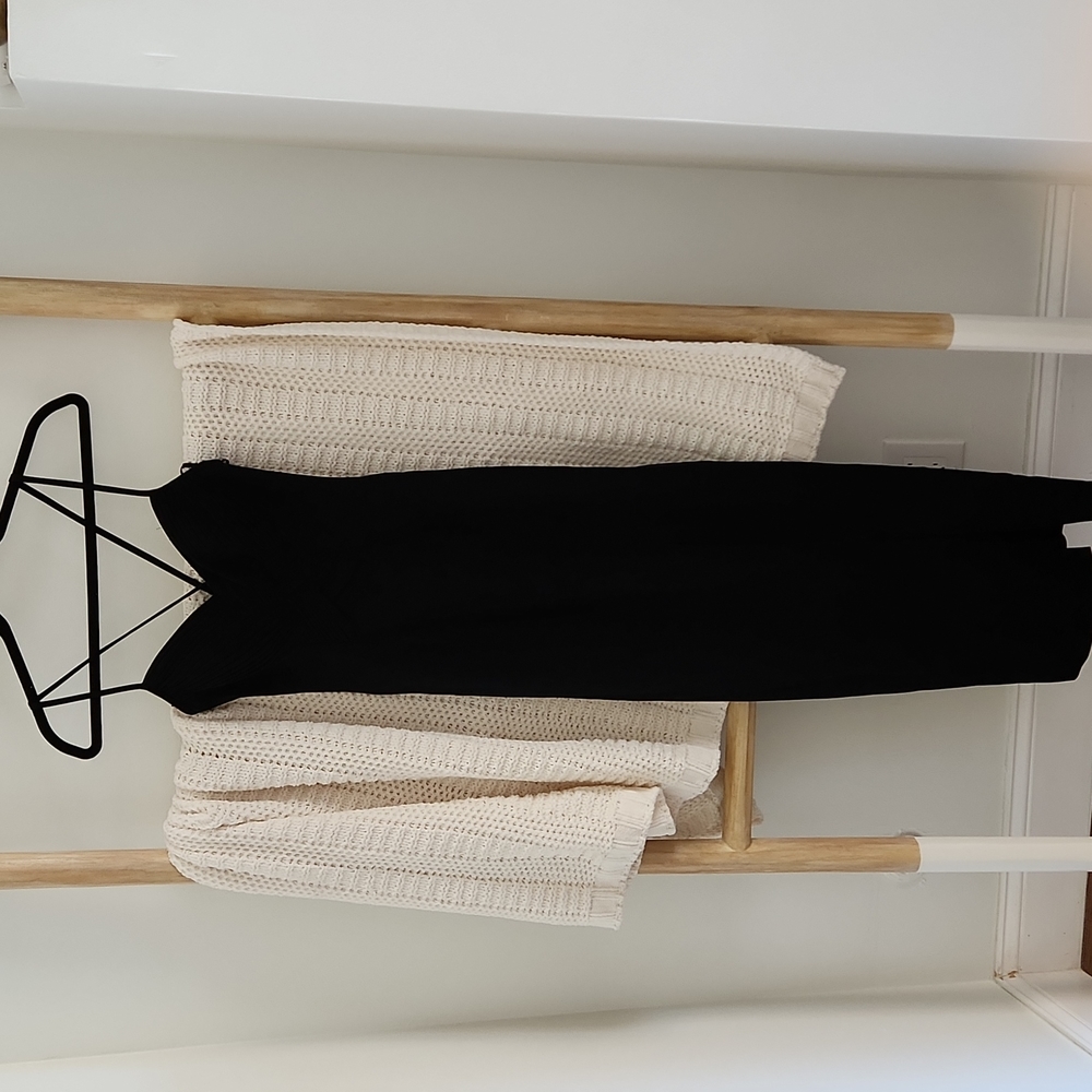 Vintage 90s Niteline Della Roufogali Black Dress Petite